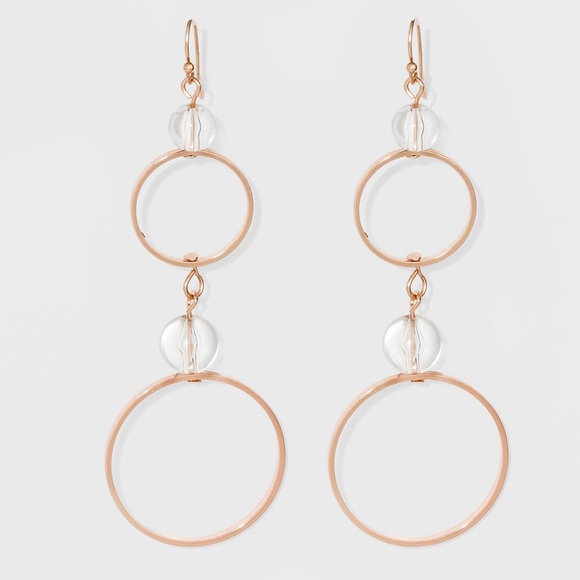 a new day Jewelry - A New Day Dangling Hoop Earrings